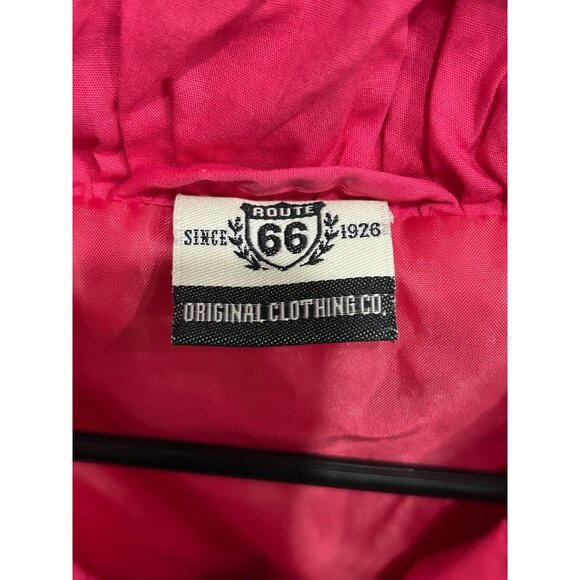 Route 66 Hot Pink Womens 3/4 Sleeve Jacket Large Collar Button Front - Picture 6 of 11